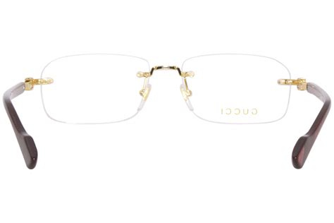 mens gucci rimless eyeglasses|authentic gucci eyeglasses.